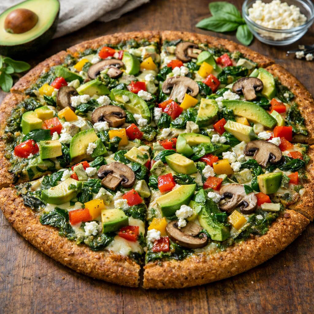 Avocado-Veggie-Power-Pizza Avocado Veggie Power Pizza - Image 1