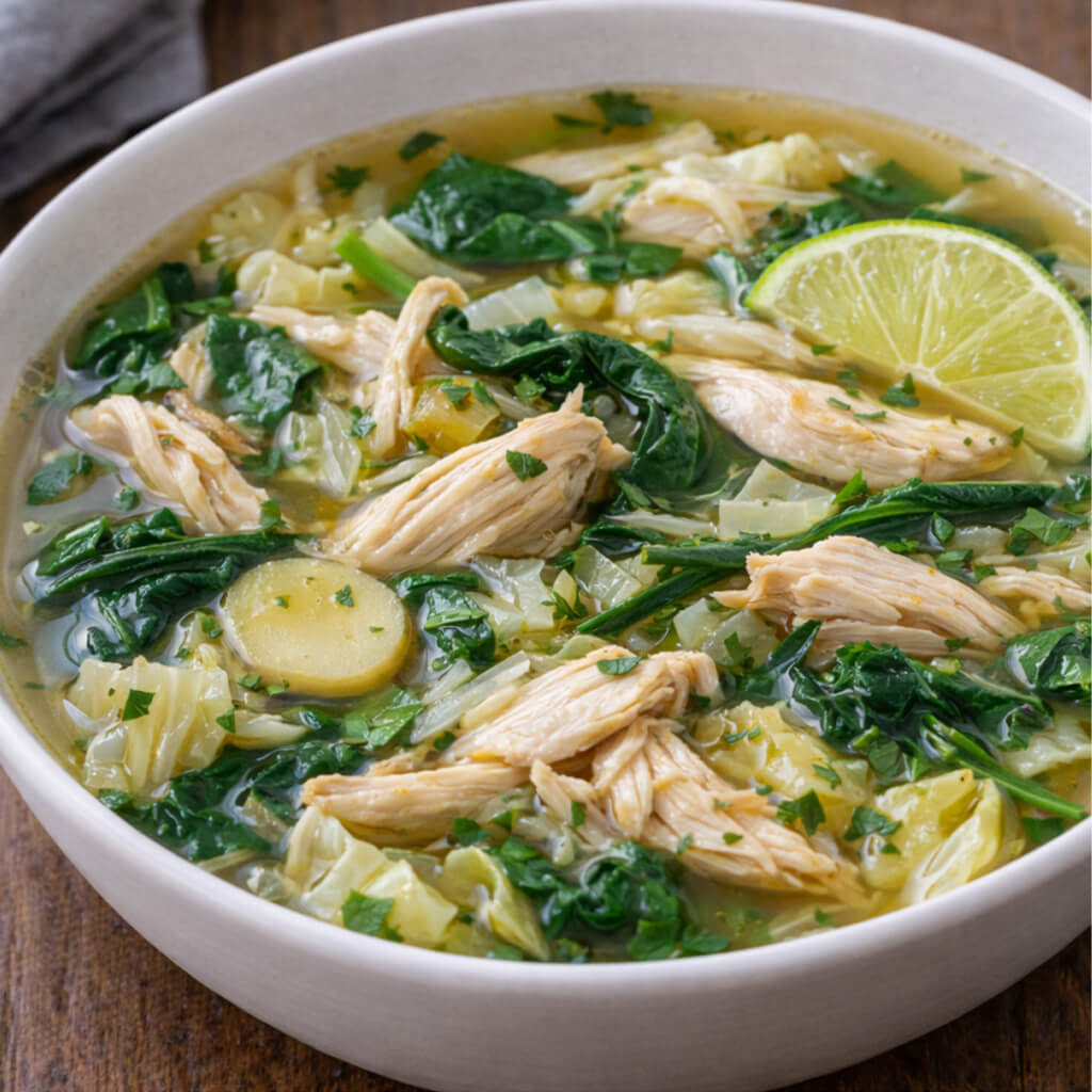 Ginger-Lime-Chicken-Broth Ginger Lime Chicken Broth - Image 1