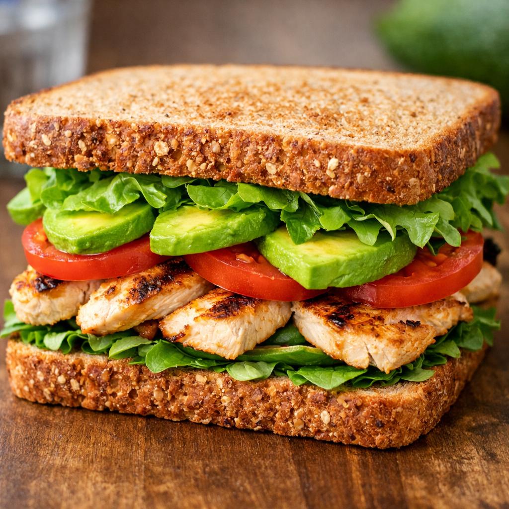 Lean Chicken Avocado Sandwich Lean Chicken Avocado Sandwich - Image 1