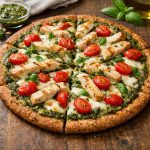 Lean Chicken Pesto Pizza