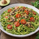 Vegan Green Pesto Zoodles