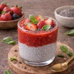 Strawberry Basil Chia Cup